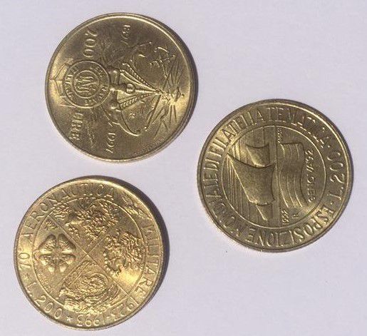 Monete Commemorative da 200 Lire usato  Uta