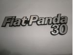 Scritta logo targhetta portellone posteriore Fiat panda 30 REAR PLATE FIAT PANDA