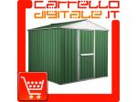Box in Acciaio Zincato Casetta da Giardino in Lamiera 2.75 x 1.75 m x h2.12 &hellip;