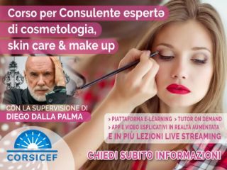 Corso per Consulente di cosmetologia, skin care e make up