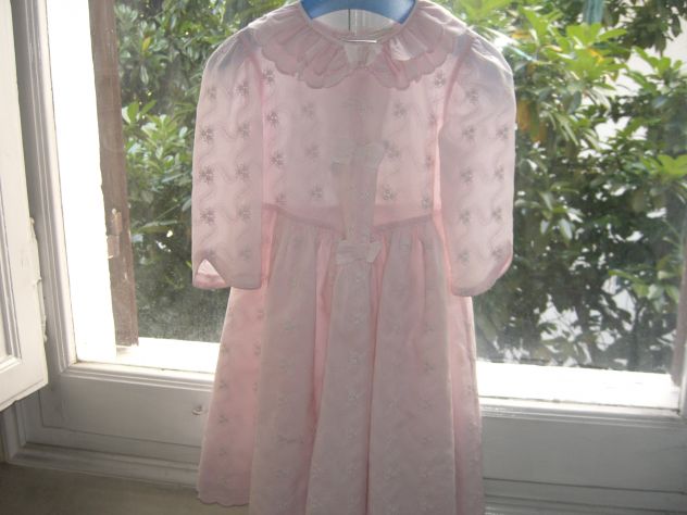Vestito da cerimonia rosa da bambina, usato usato  Bologna